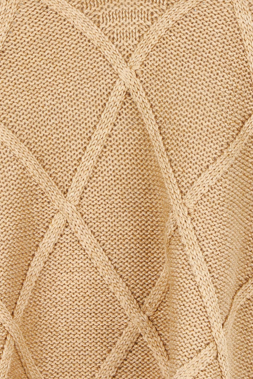 Liora Cotton Knit Vest - Mocha