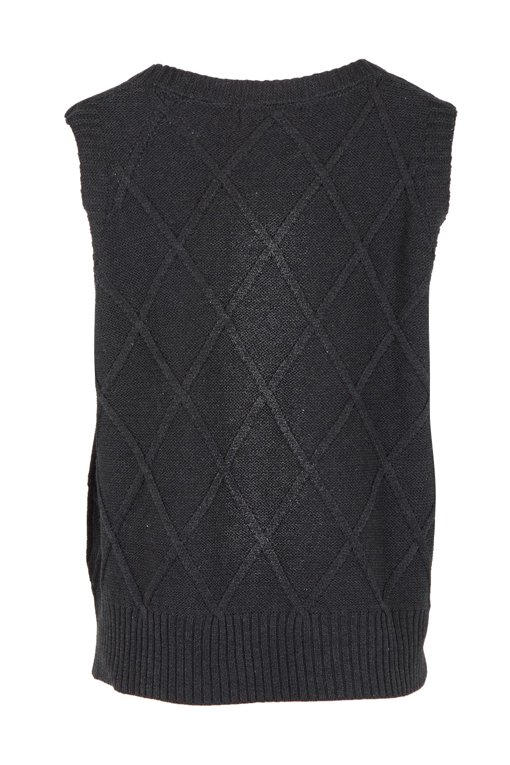 Liora Cotton Knit Vest - Char