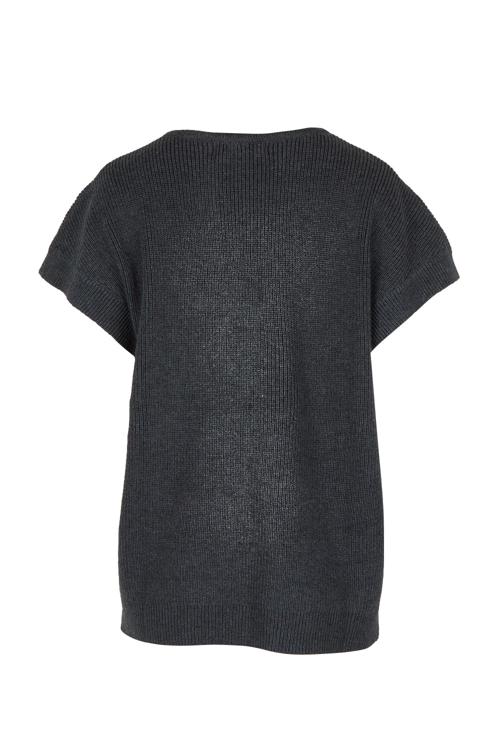Berber Vest Cardigan - Charcoal
