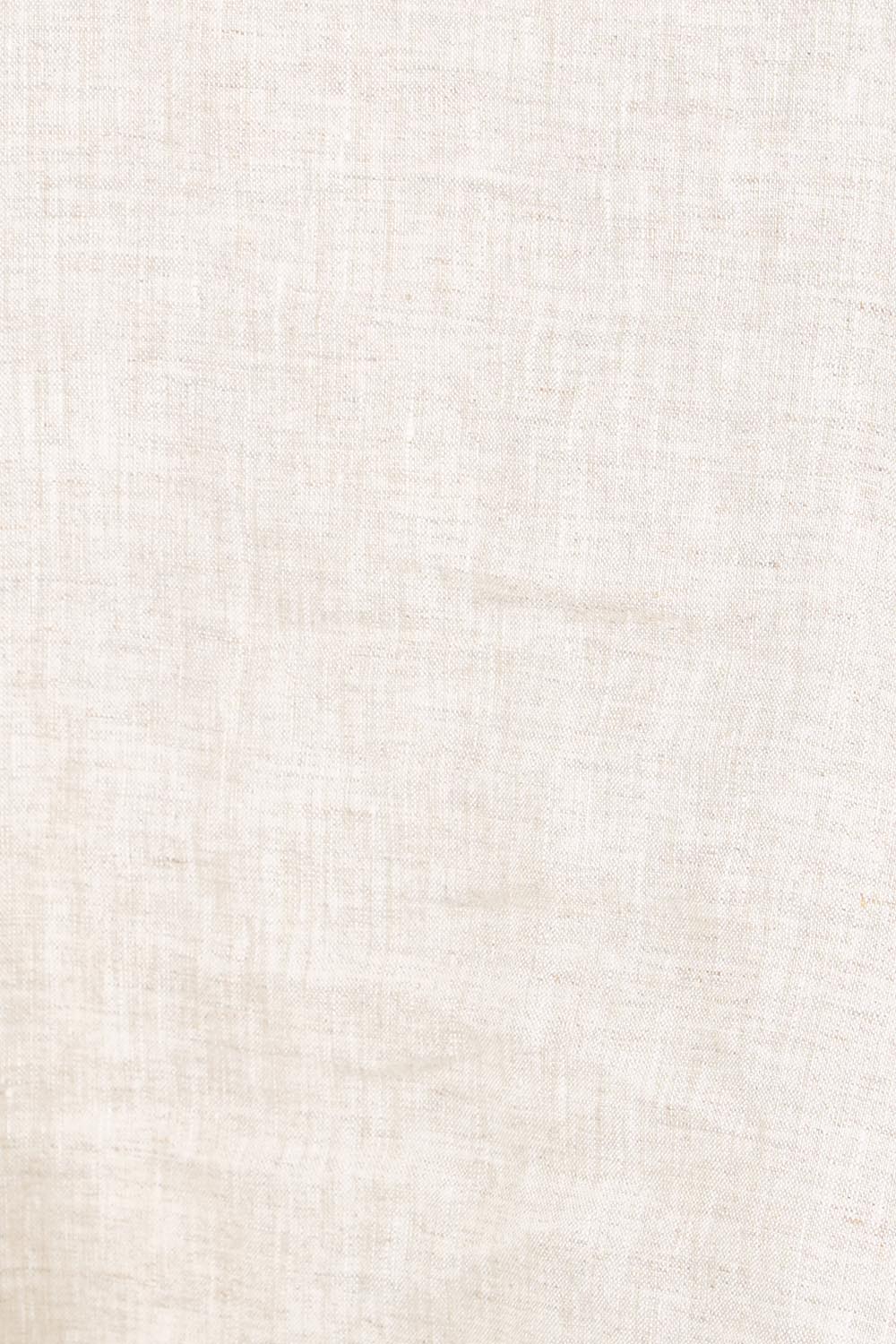Product shot of the Studio Linen Frill Tank – Tusk in colour Tusk, showing detail