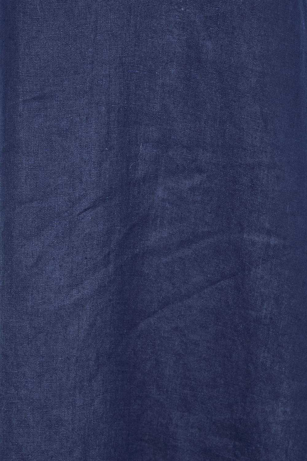 Product shot of the Studio Linen Tank Maxi Dress – Navy in colour Navy, showing detail