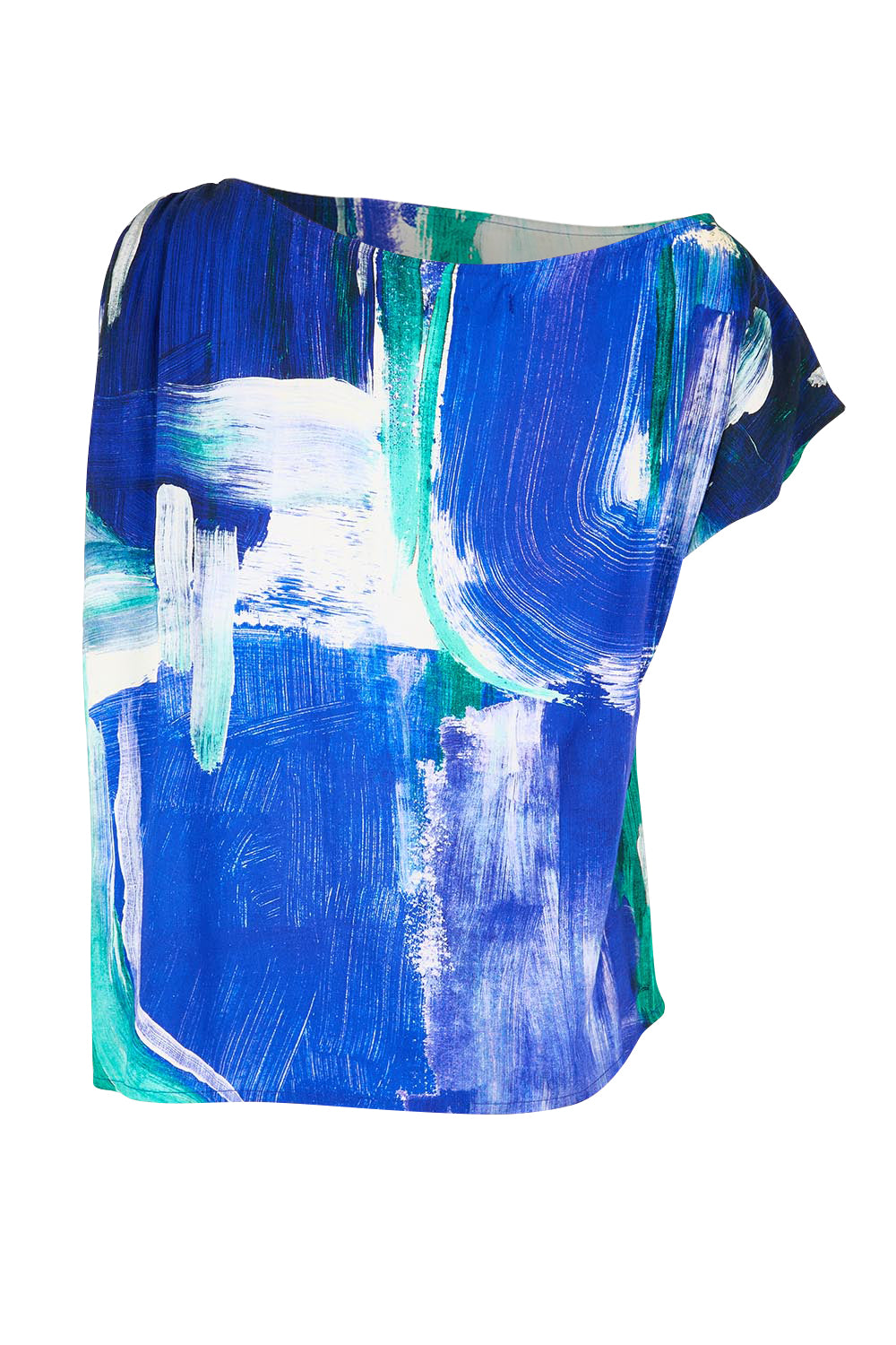 Product shot of the Palmera Top – Seafoam in colour Seafoam, from the back