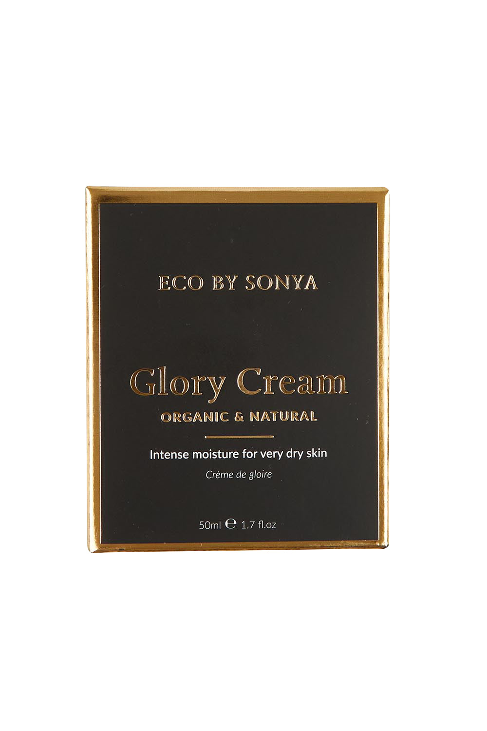 Product shot of the Glory Cream in colour Black (Black), from the front