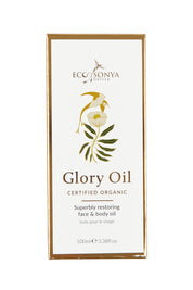 Product shot of the Glory Oil in colour Natural, detail