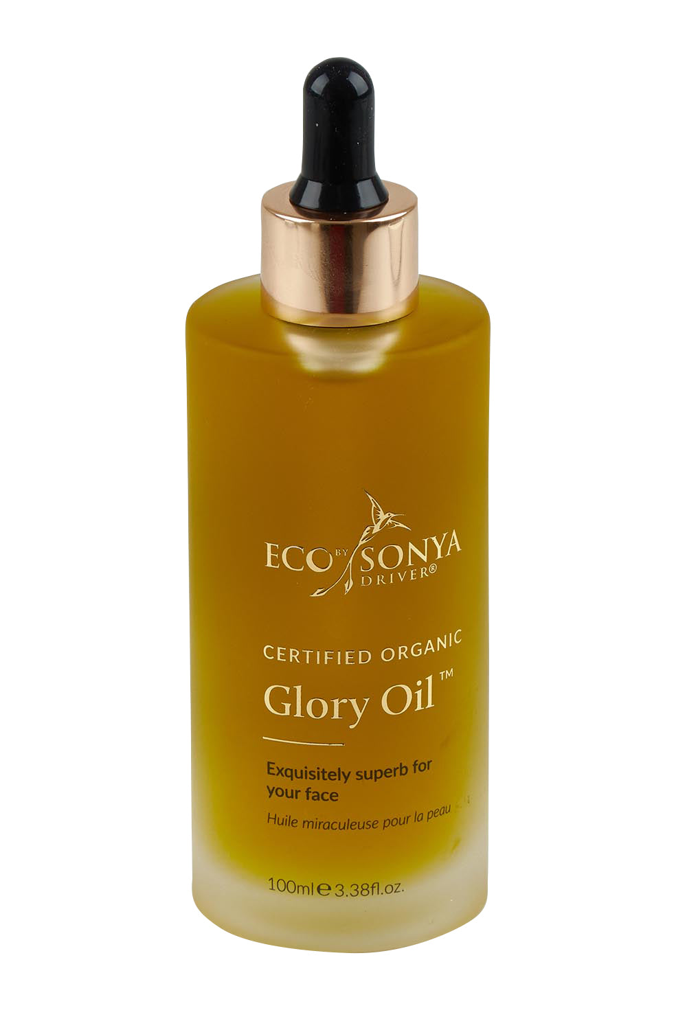Product shot of the Glory Oil in colour Natural, from the front