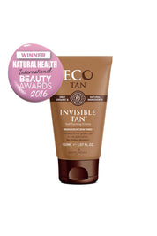 Product shot of the Organic Invisible Tan in colour Naturals, detail