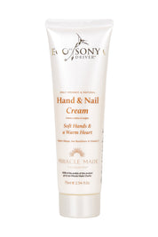 Product shot of the Hand & Nail Cream in colour Natural, from the front
