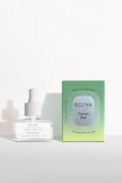 Product shot of the Plug In Diffuser Fragrance Flask - Frenchpear in colour Frenchpear, from the front