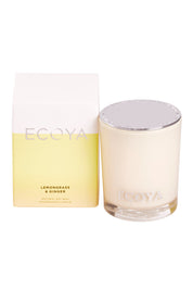 Product shot of the Mini Madison Lemongrass & Ginger in colour Lemon (White), from the front