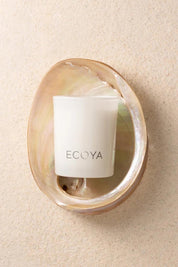 Product shot of the Mini Madison Candle - Seasaltcoconut in colour Seasaltcoconut, from the back