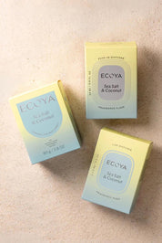 Product shot of the Mini Madison Candle - Seasaltcoconut in colour Seasaltcoconut, from the back