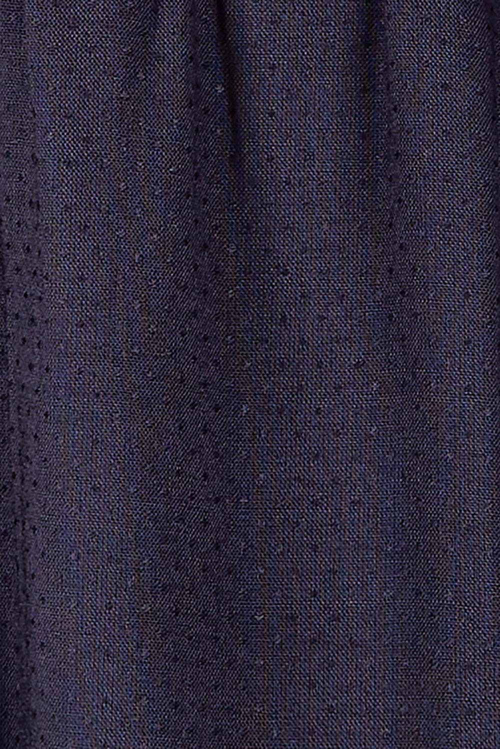 Product shot of the Kiara Dress in colour Dsapphi (Blue), detail