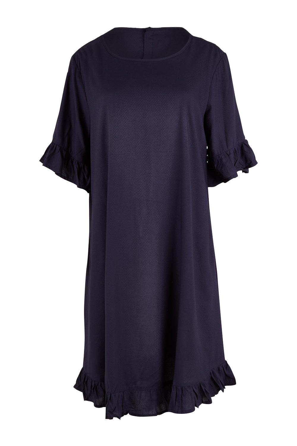 Product shot of the Kiara Dress in colour Dsapphi (Blue), from the front