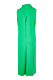 Preloved Cara Sleeveless Shirt Dress - Brghtgre