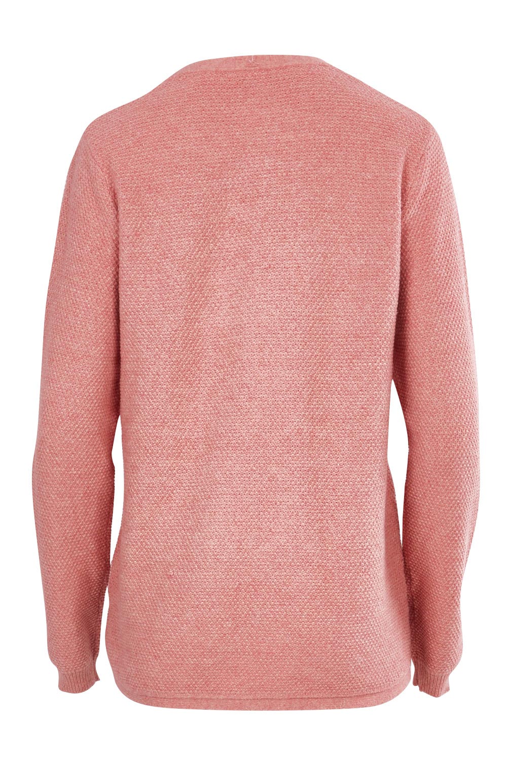 Product shot of the Maple Knit in colour PinkMarle (Pink), from the back