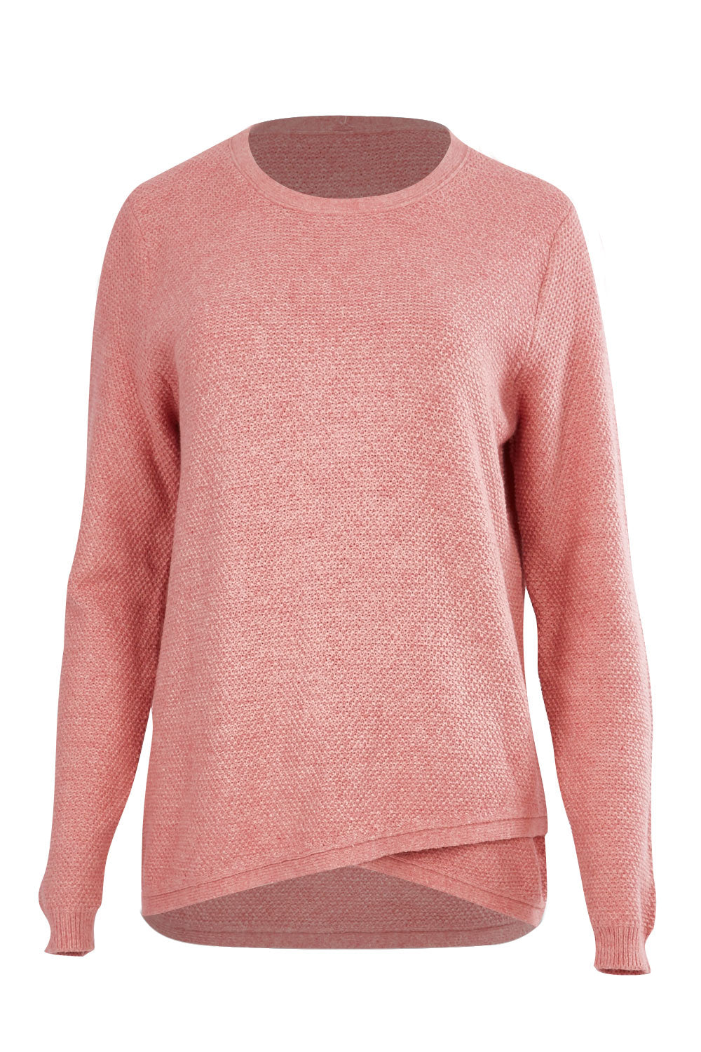Product shot of the Maple Knit in colour PinkMarle (Pink), from the front