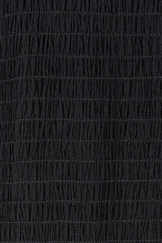 Product shot of the Lottie Midi Dress in colour Black (Black), detail