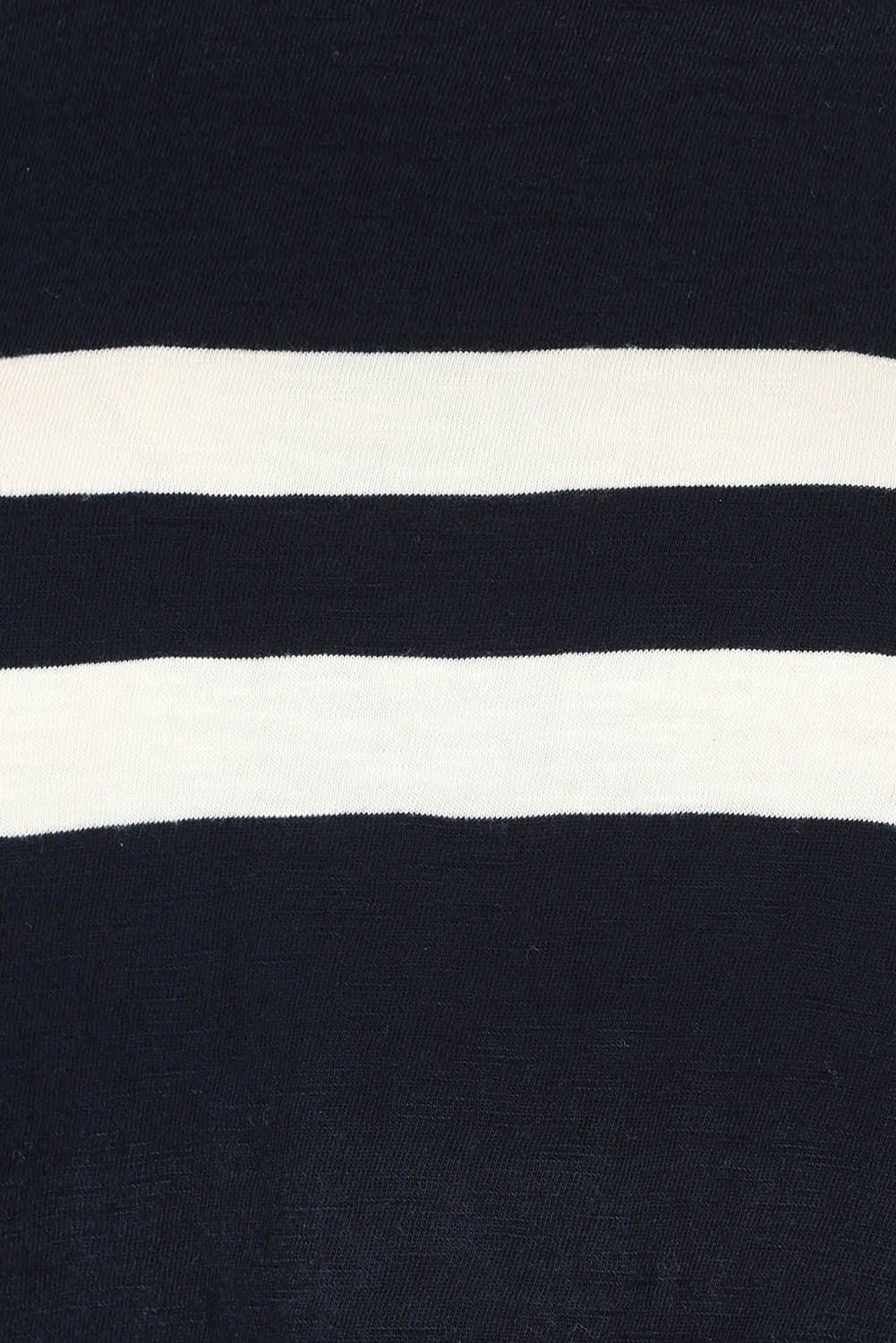 Product shot of the Allegra Ss Tee in colour Navywhite (Blue), detail