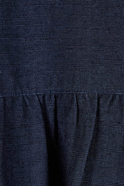Product shot of the Clem Shirt in colour Navy (Blue), detail