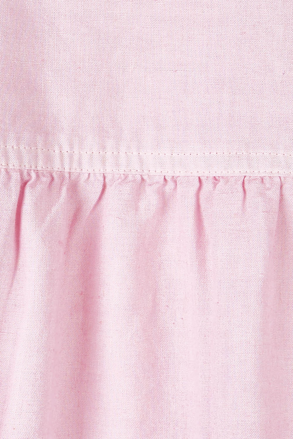 Product shot of the Rowan Shirt in colour Pwderpink (Pink), detail
