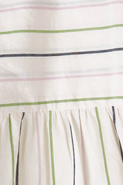 Product shot of the Sorrel Stripe Shirt in colour Pearljungl, detail