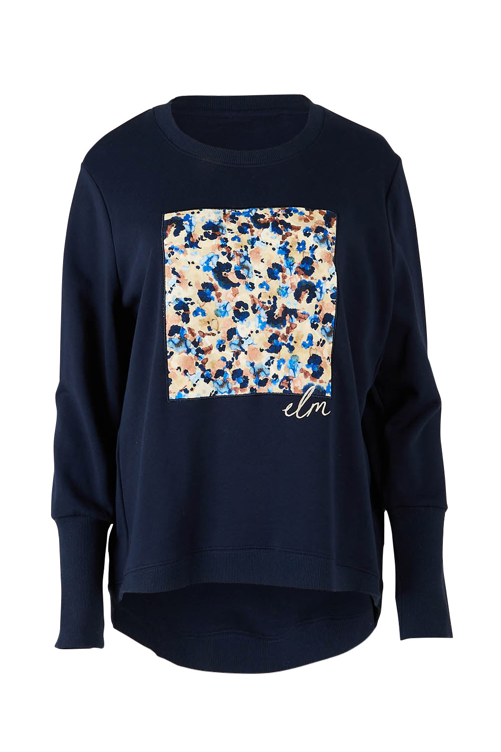 Product shot of the Panorama Crew in colour Drksapp (Blue), from the front
