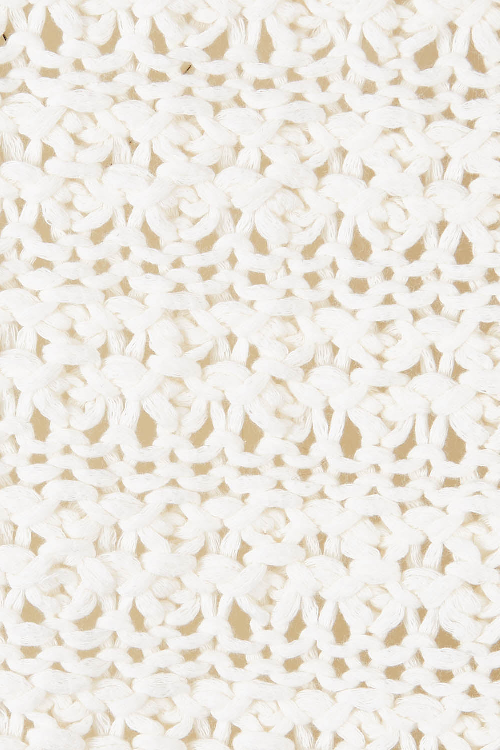 Product shot of the Janey Knit Vest in colour Pearl (White), detail