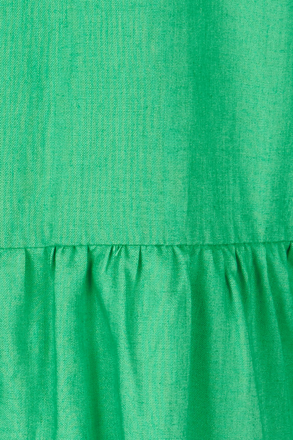 Product shot of the Rosalie Dress in colour Greenbriar (Green), detail