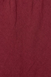 Product shot of the Eleni Linen Skirt in colour Plum (Red), detail