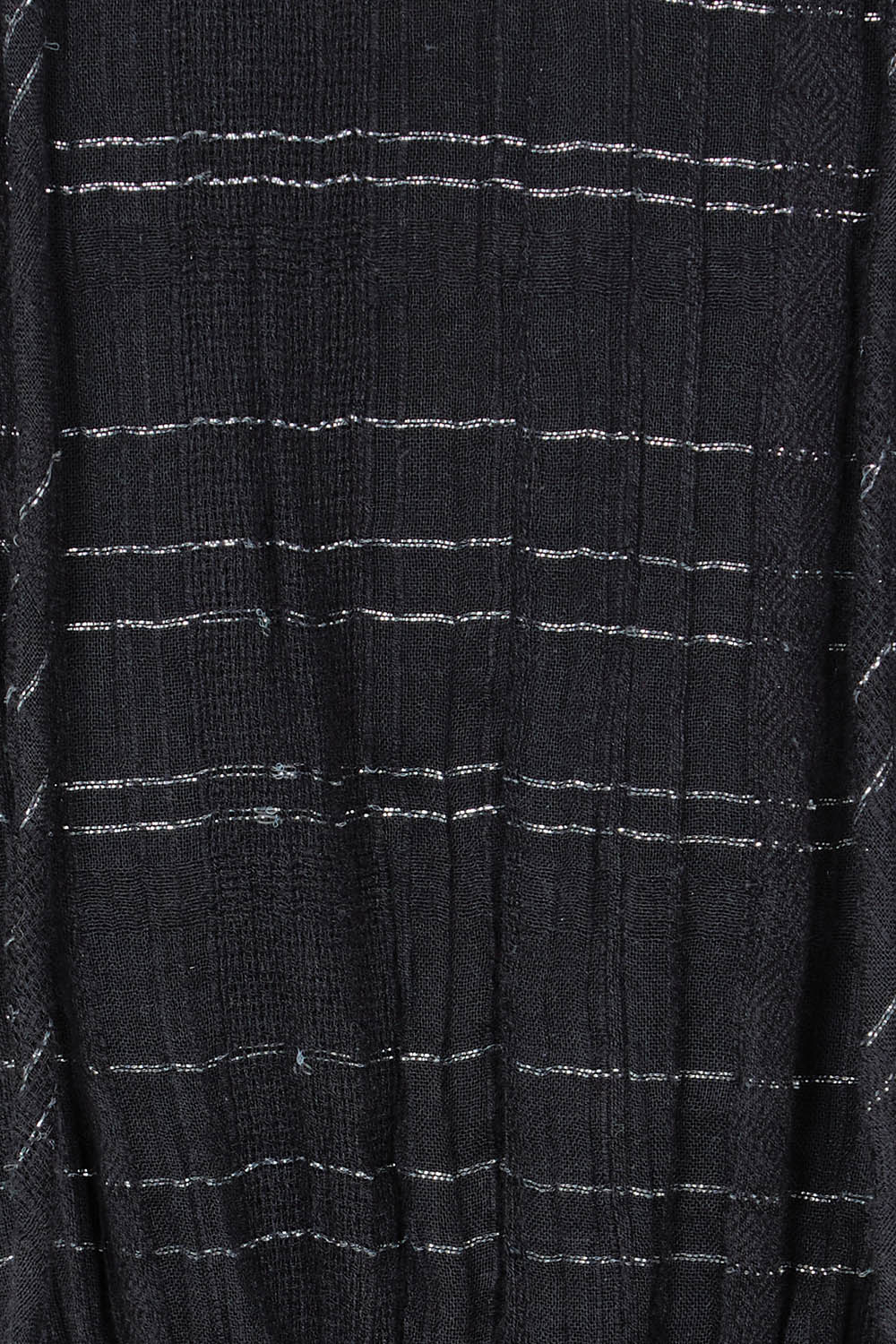 Product shot of the Isabella Cotton Blend Dress in colour Black (Black), detail