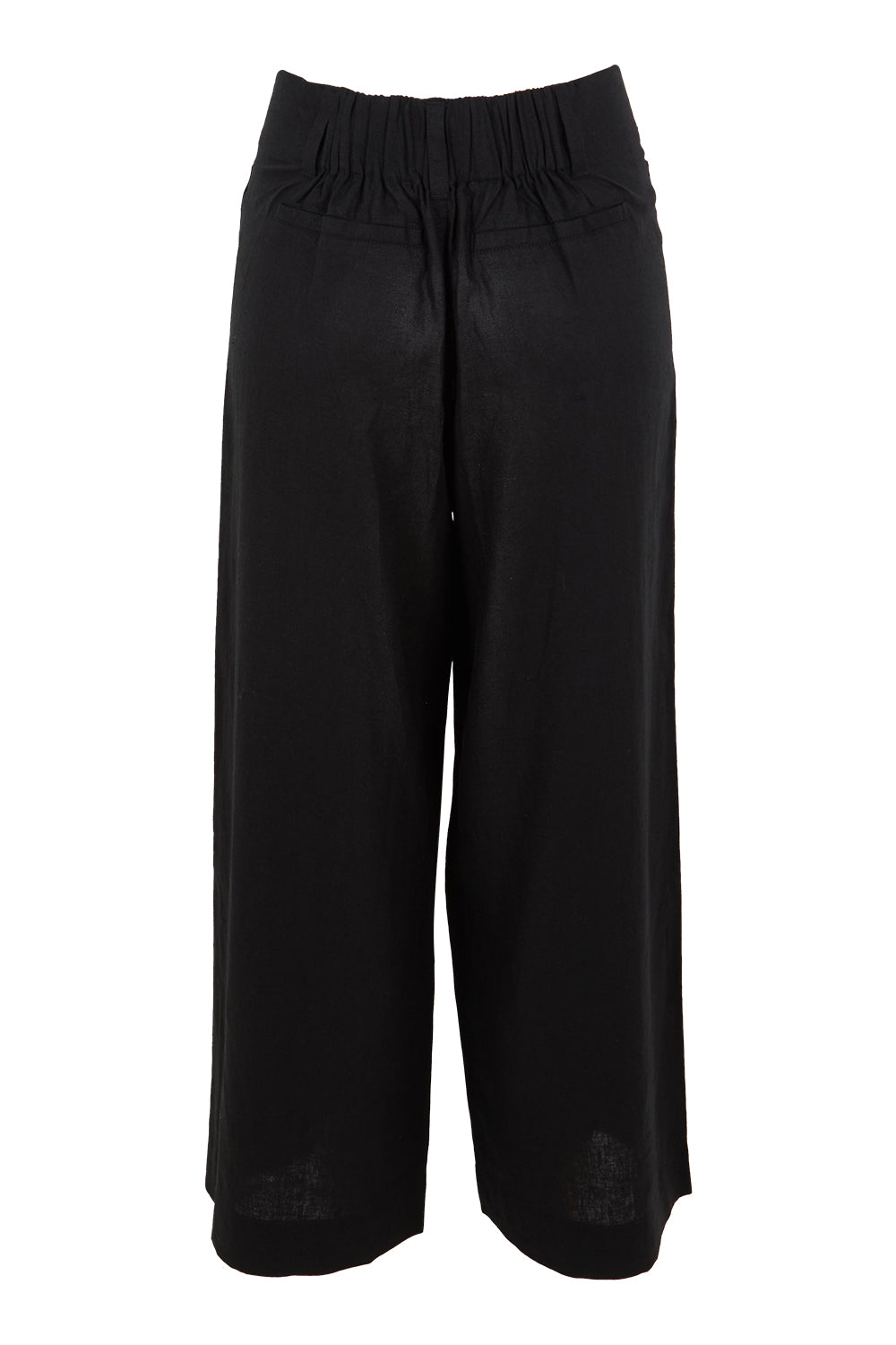Product shot of the Wendy Pant in colour Black (Black), from the back