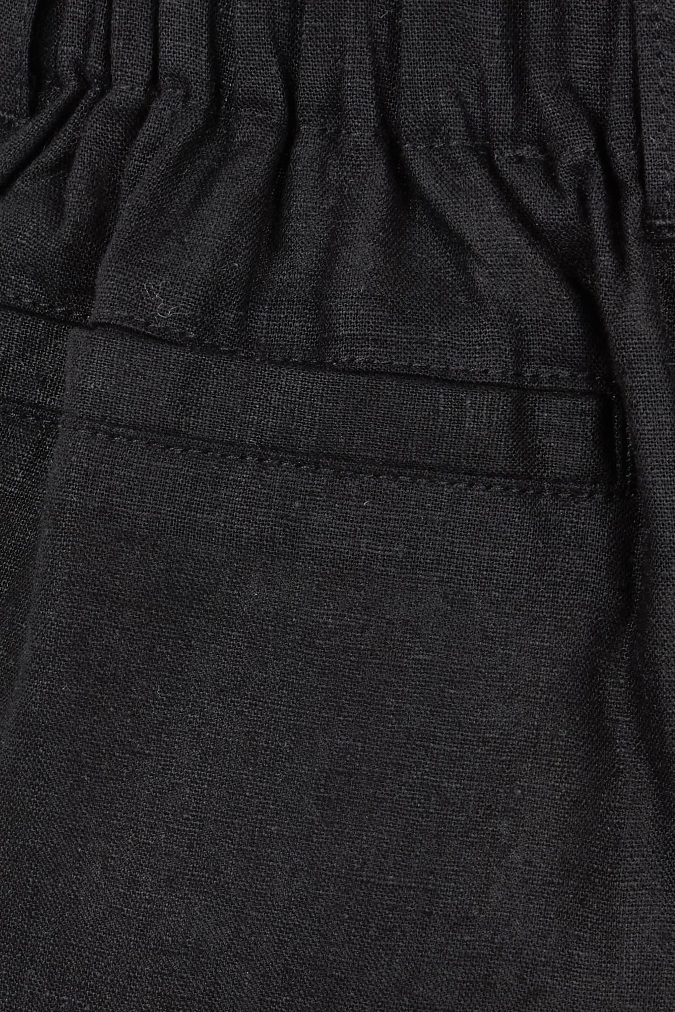 Product shot of the Wendy Pant in colour Black (Black), detail