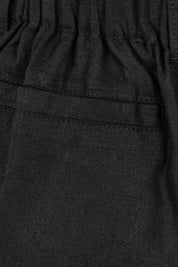 Product shot of the Wendy Pant in colour Black (Black), detail