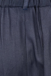 Product shot of the Georgina Pant in colour Navy (Blue), detail