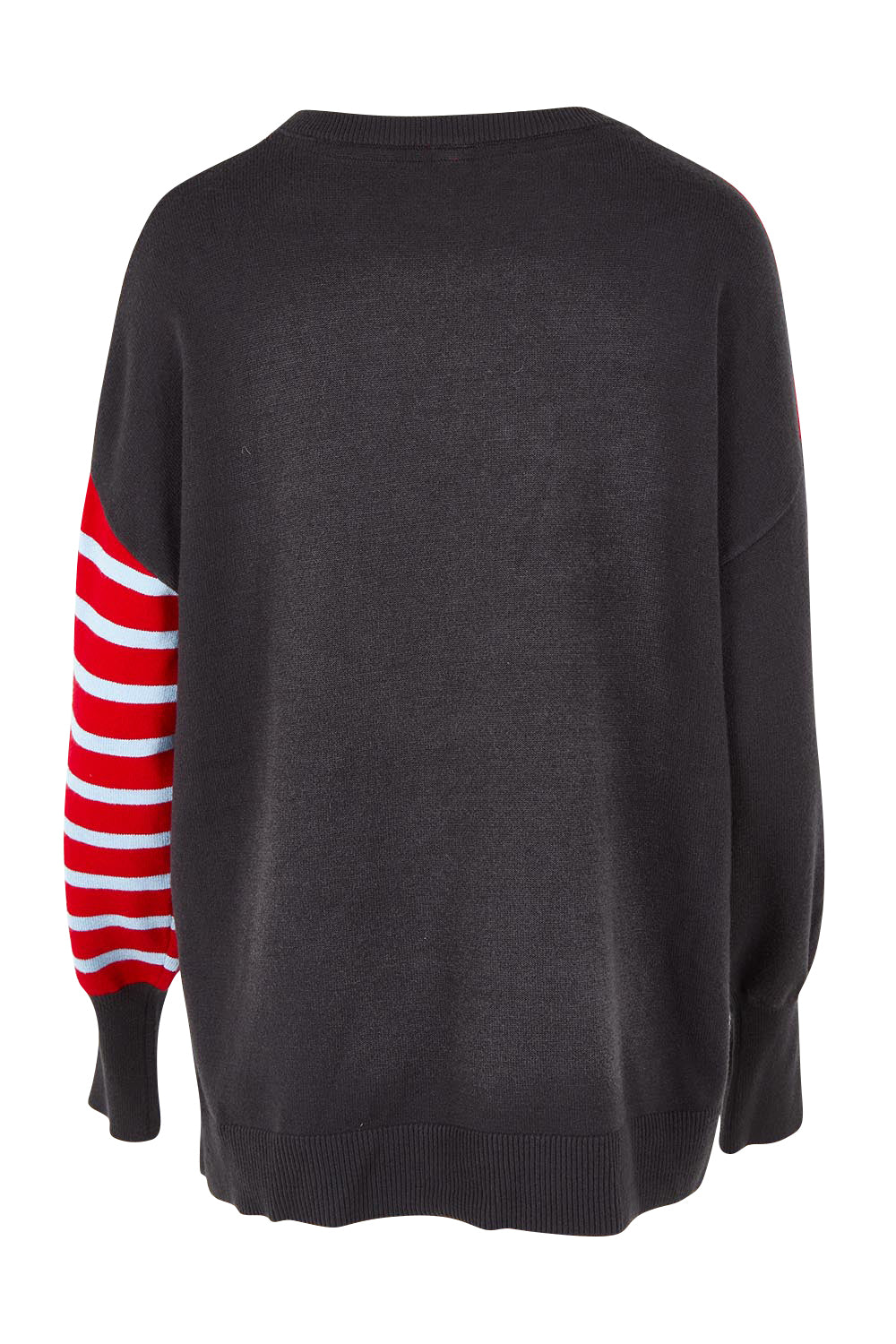 Product shot of the Effie Mixed Knit in colour Cranchar, from the back