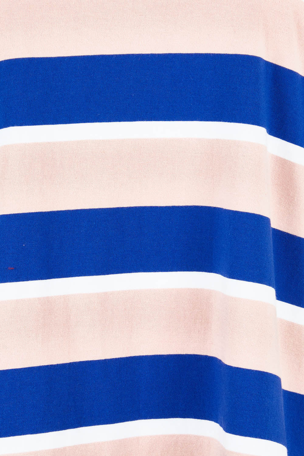 Product shot of the Ribbon Long Sleeve Cotton Tee in colour Pinkblue, detail