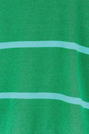 Product shot of the Charli Stripe Knit – Virdisgree in colour Virdisgree, showing detail