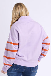Lane Zip Crew – Lilac