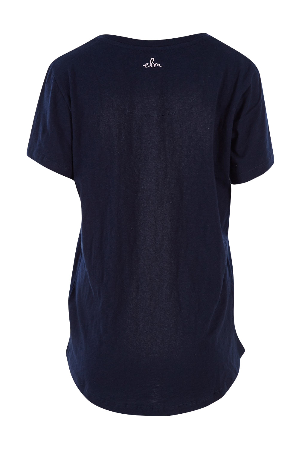 Product shot of the Starry Eyed Tee in colour Navy (Blue), from the back