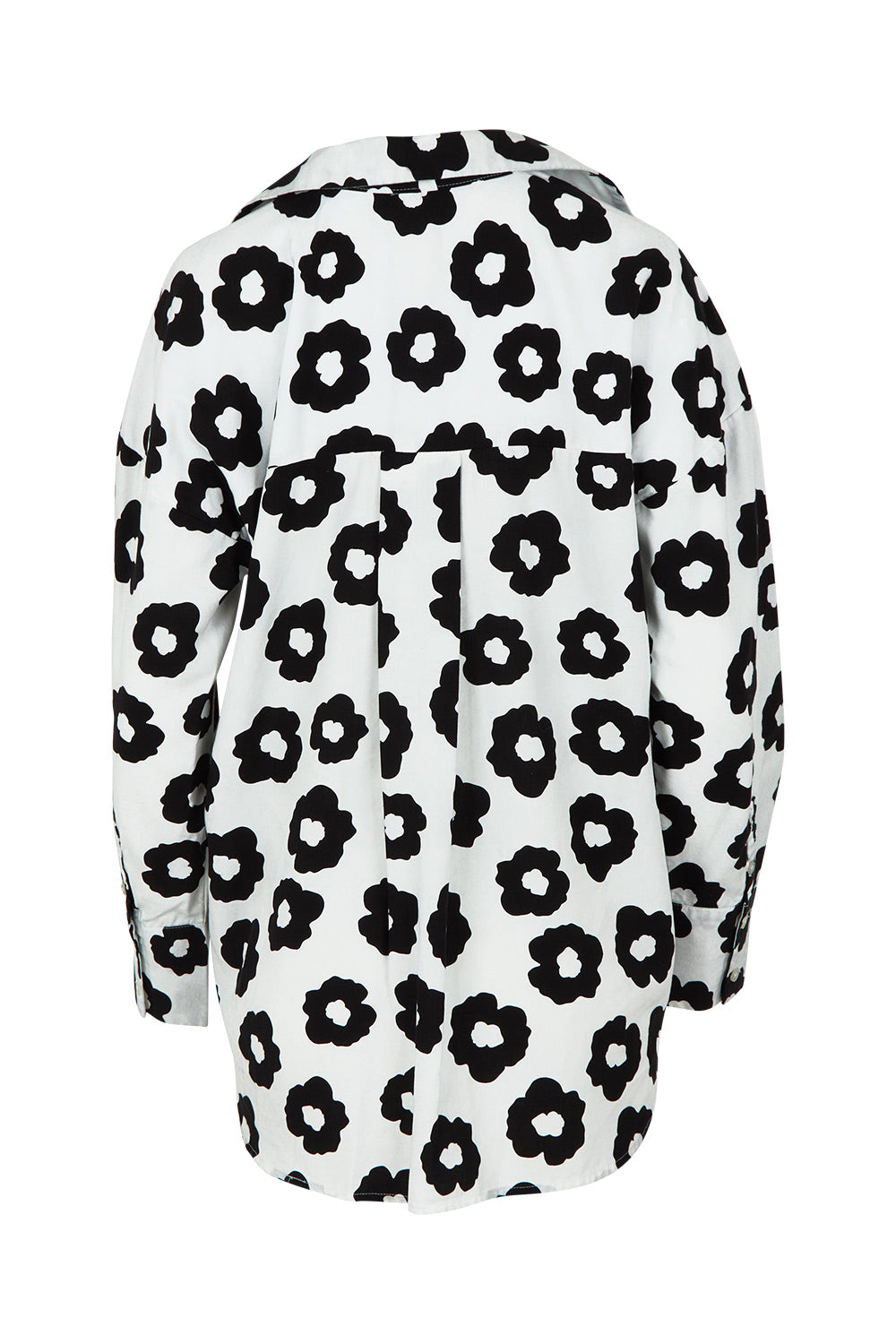 Product shot of the Azalea Lyocell Linen Shirt in colour Mars, from the back