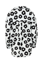 Product shot of the Azalea Lyocell Linen Shirt in colour Mars, from the back