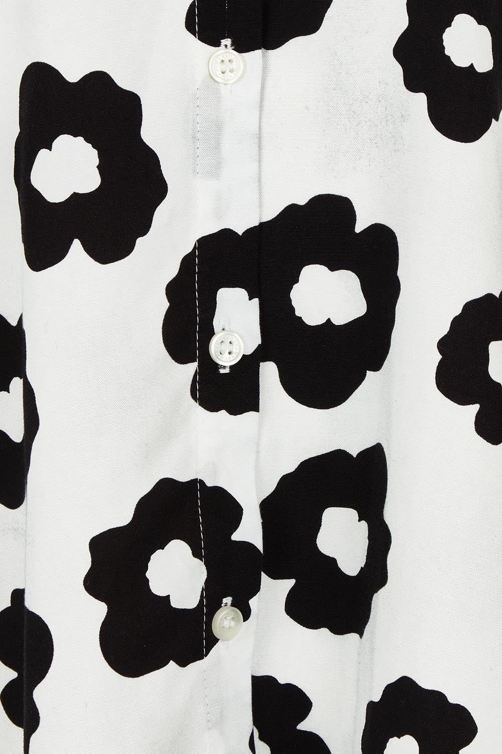 Product shot of the Azalea Lyocell Linen Shirt in colour Mars, detail