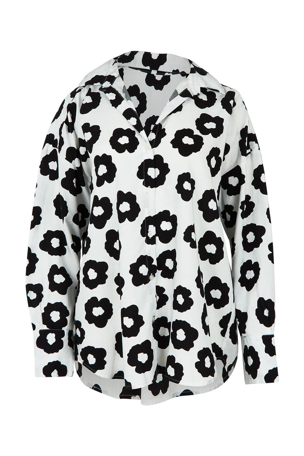 Product shot of the Azalea Lyocell Linen Shirt in colour Mars, from the front