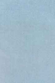 Product shot of the Della Lyocell Chambray Top in colour Midblue (Blue), detail