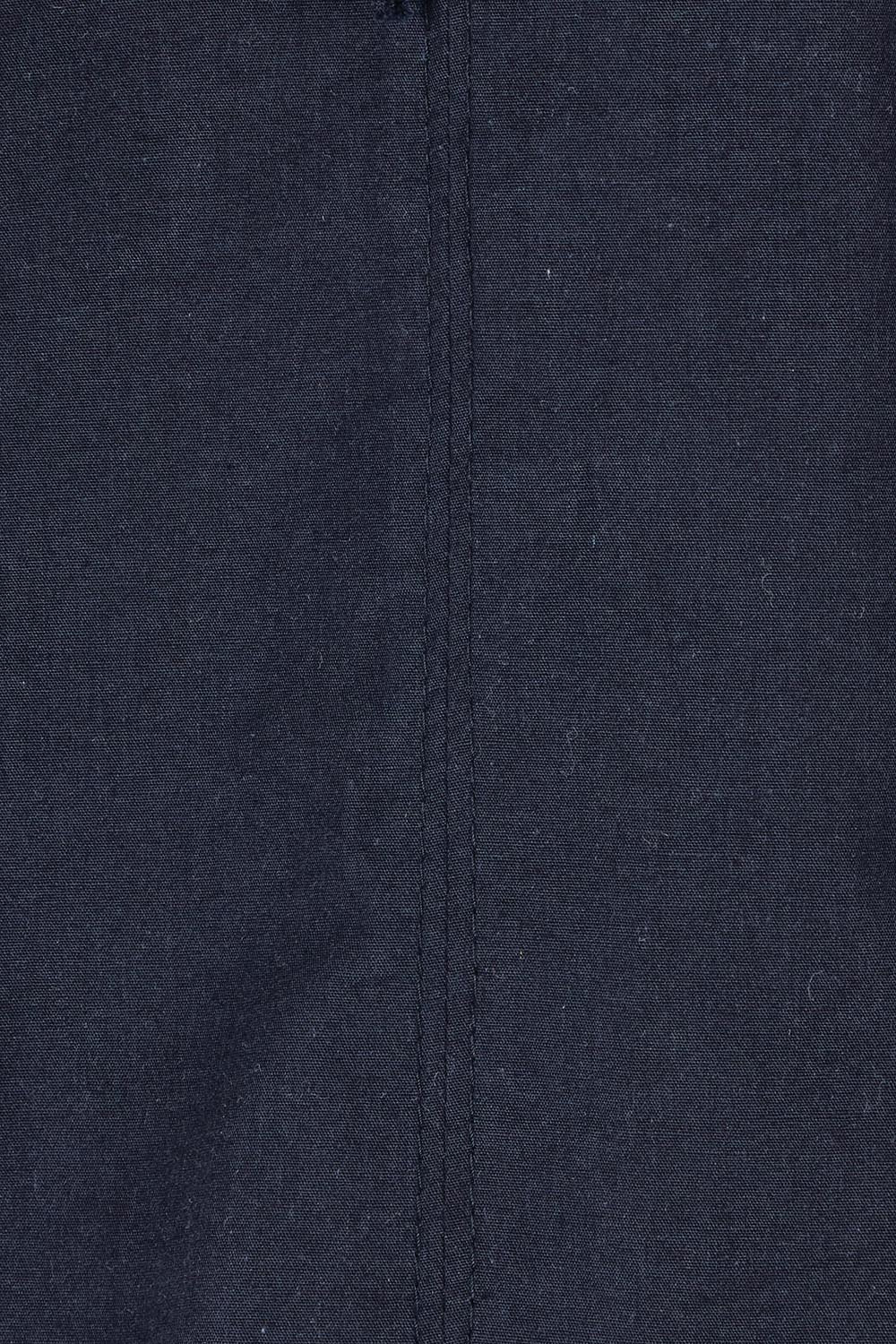 Product shot of the Marie Cotton Top in colour Navy (Blue), detail