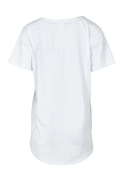 Product shot of the Bon Appetit Cotton Tee in colour White (White), from the back