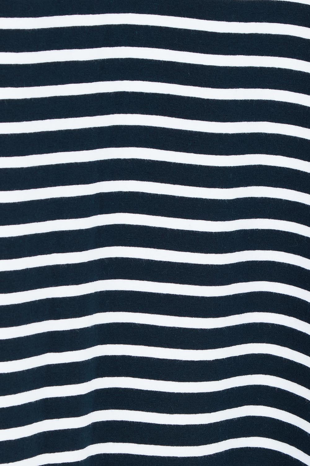 Product shot of the Sabrina Cotton Dress in colour Navywhite, detail