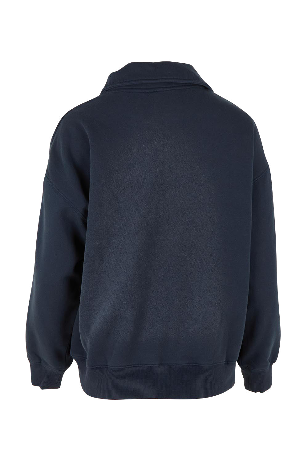 Lover 1/4 Zip Cotton Blend Sweater – Navy