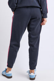 Lover Cotton Blend Track Pant – Navy