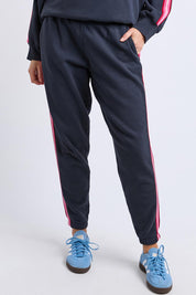 Lover Cotton Blend Track Pant – Navy